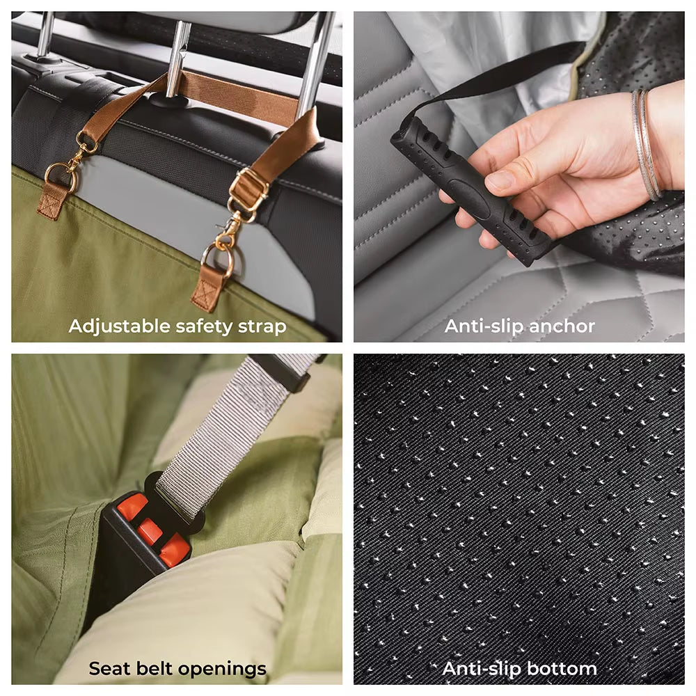 Deluxe Dog Car Seat Bed – Travel in Safety, Lounge in Style