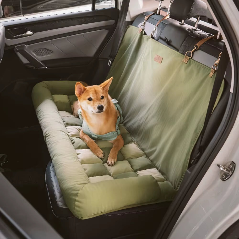 Deluxe Dog Car Seat Bed – Travel in Safety, Lounge in Style
